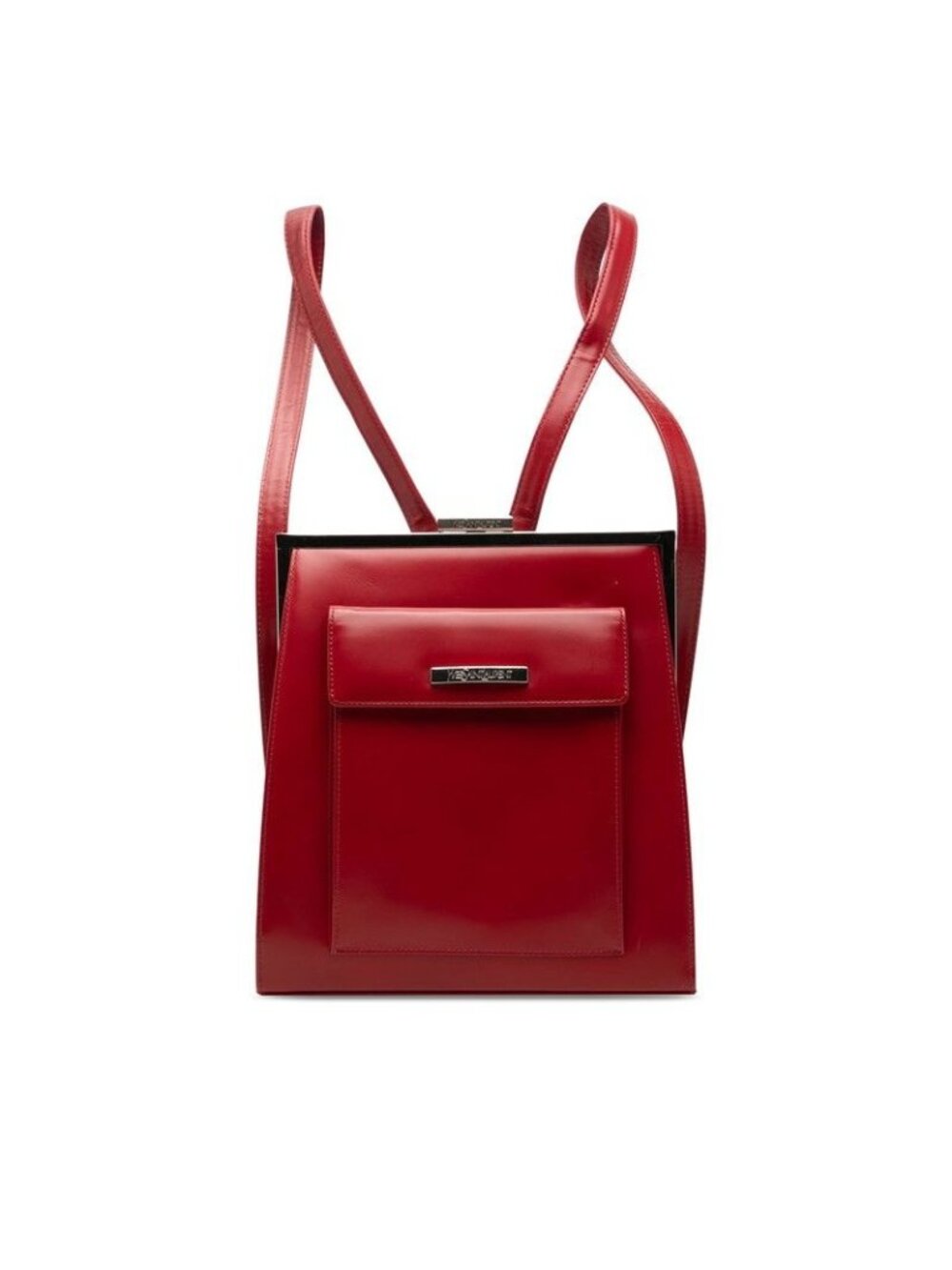 Saint Laurent Backpack Red Leather